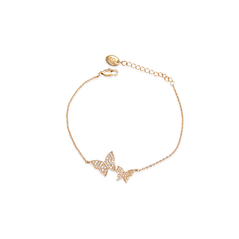 Butterfly Cubic Zirconia Bracelet.