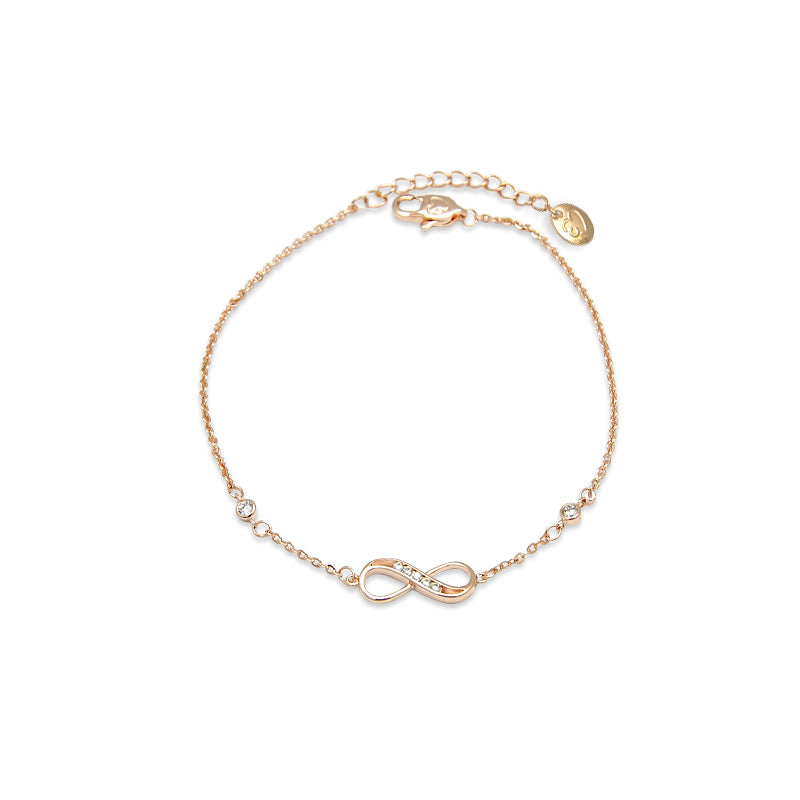 Infinity Cubic Zirconia Bracelet.