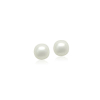 9-10mm Round Freshwater Pearl  Earrings.