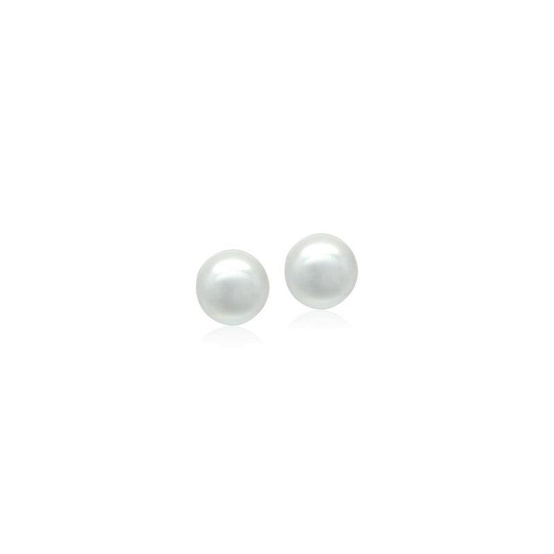 Simulated Pearl 6mm Round Earring.