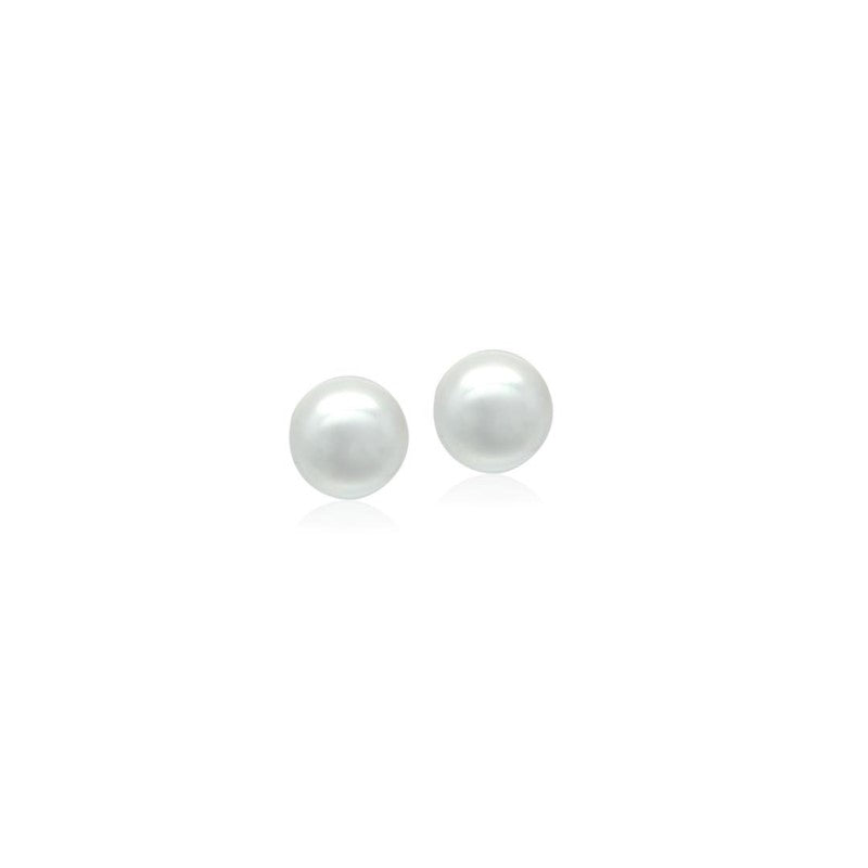 Simulated Pearl 8mm Round Earring.