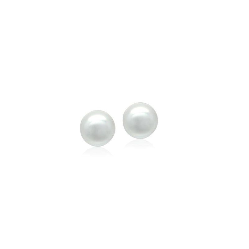 Simulated Pearl 10mm Round Earring.