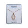 Oval Simulated Moonstone Necklace.