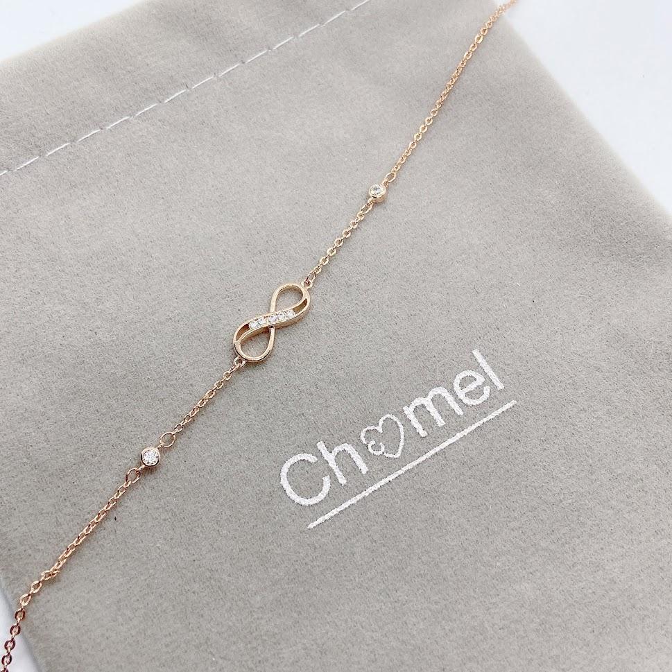 Infinity Cubic Zirconia Bracelet.