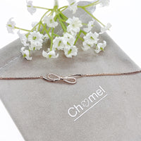 Ribbon Cubic Zirconia Bracelet - CHOMEL