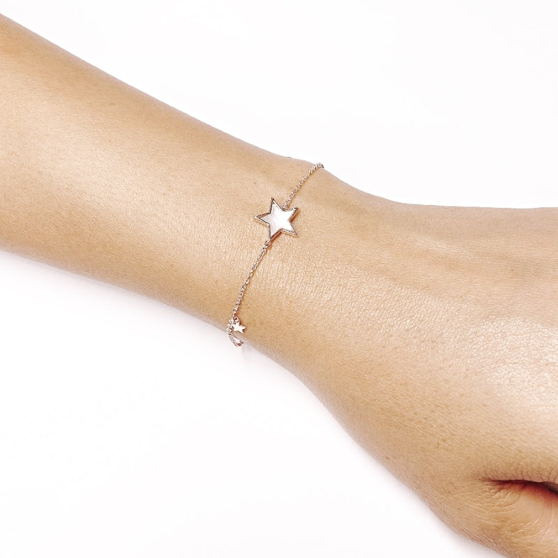 Star Mother of Pearl Bracelet.