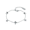 Butterfly & Star Cubic Zirconia Bracelet.