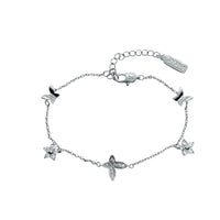 Butterfly & Star Cubic Zirconia Bracelet.