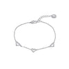 Heart Cubic Zirconia Bracelet - CHOMEL