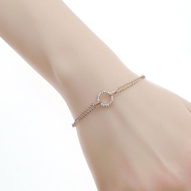 Round Cubic Zirconia Bracelet - CHOMEL