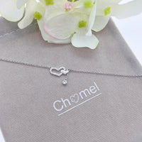 Heart Cubic Zirconia Bracelet - CHOMEL