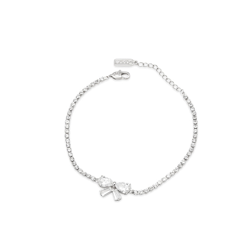 Ribbon Cubic Zirconia Bracelet.