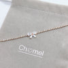 Ribbon Cubic Zirconia Bracelet.