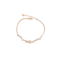 Ribbon Cubic Zirconia Bracelet.