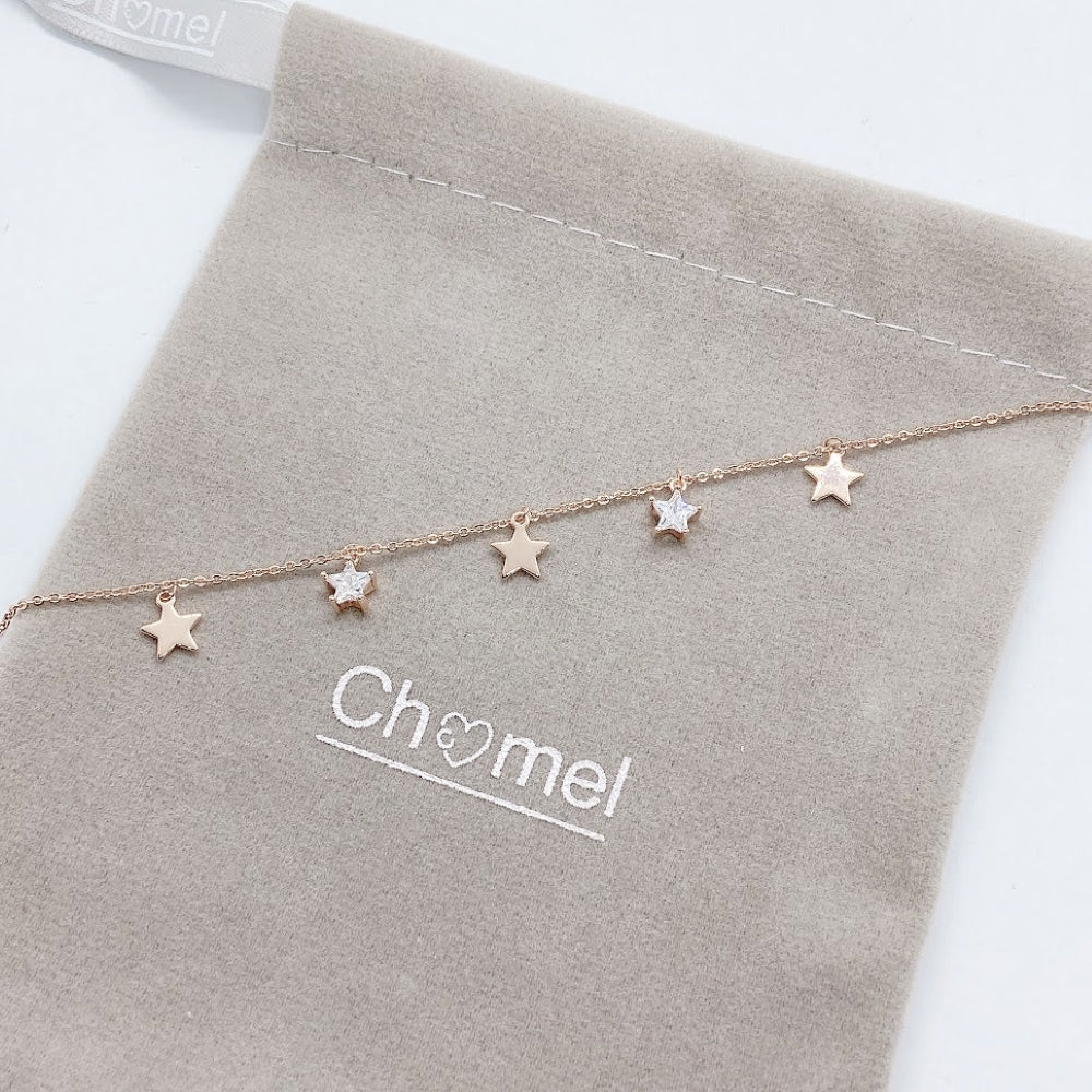 Star Cubic Zirconia Bracelet.