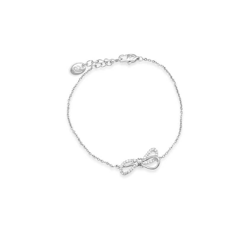 Ribbon Cubic Zirconia Bracelet.