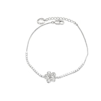 Flower Cubic Zirconia Bracelet.