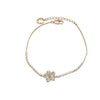 Flower Cubic Zirconia Bracelet.