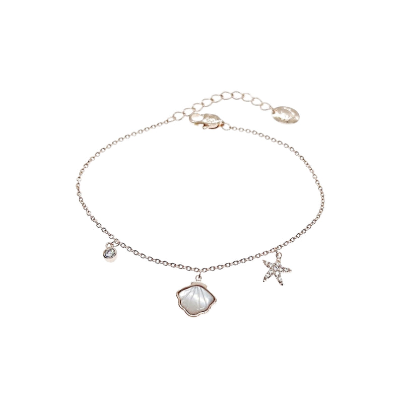 Starfish & Shell Mother of Pearl Bracelet - CHOMEL
