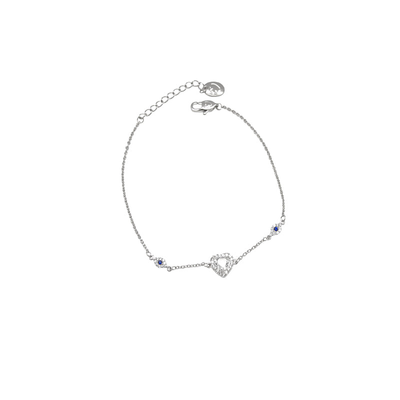 Heart Cubic Zirconia Bracelet - CHOMEL
