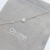 Heart Cubic Zirconia Bracelet - CHOMEL