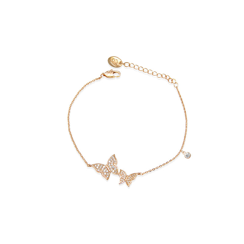 Butterfly Cubic Zirconia Bracelet - CHOMEL