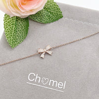 Ribbon Cubic Zirconia Bracelet - CHOMEL