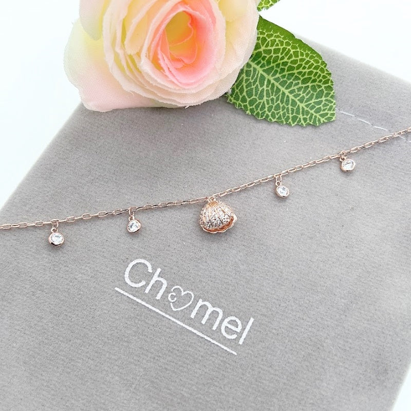Shell Cubic Zirconia Bracelet - CHOMEL