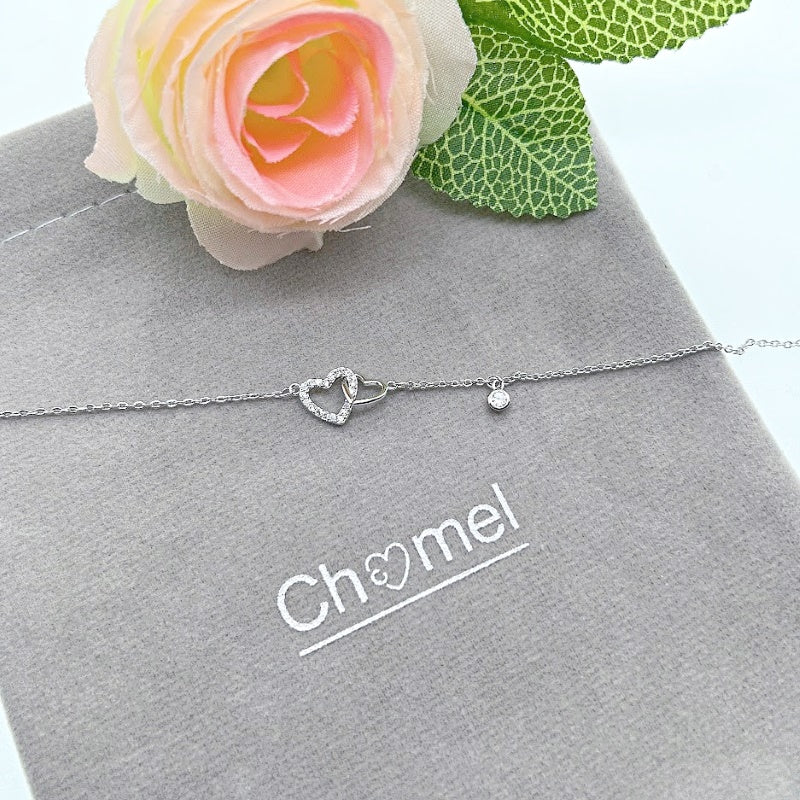 Heart Cubic Zirconia Bracelet - CHOMEL