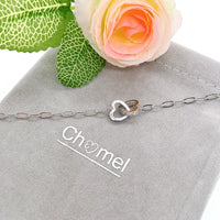 Interlocking Heart Cubic Zirconia Bracelet - CHOMEL