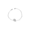 Interlocking Heart Cubic Zirconia Bracelet - CHOMEL