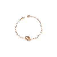 Interlocking Heart Cubic Zirconia Bracelet - CHOMEL
