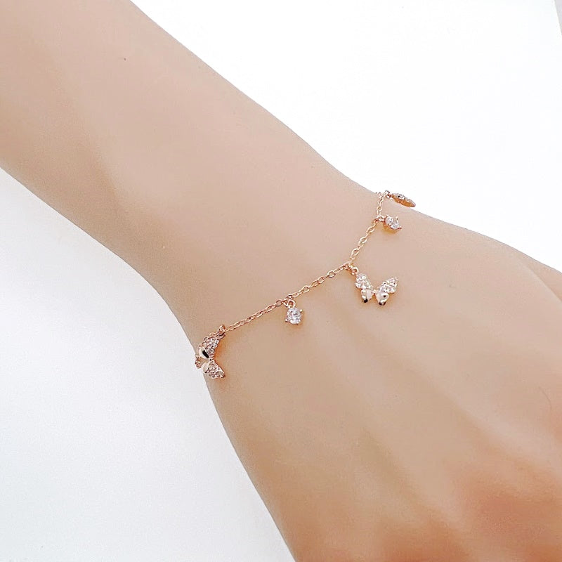 Butterfly Cubic Zirconia Bracelet - CHOMEL