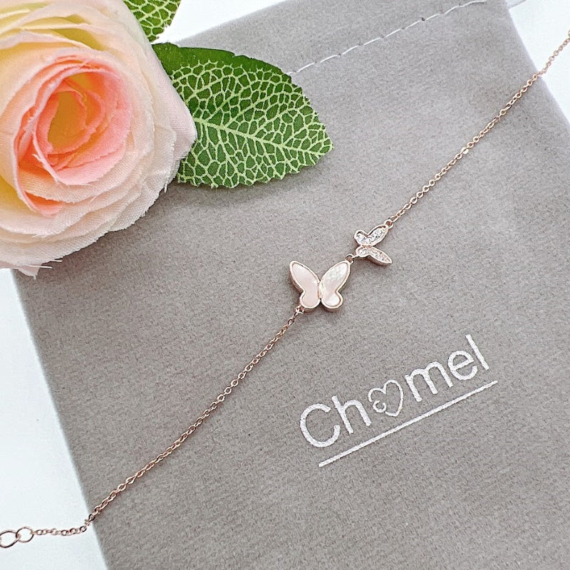 Butterfly Mother of Pearl Bracelet - CHOMEL