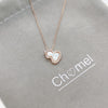 Hulu Simulated Mother of Pearl Necklace.