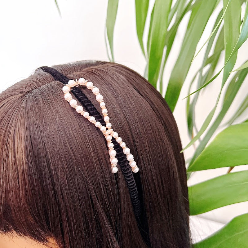 Bow Pearl Hairband - CHOMEL