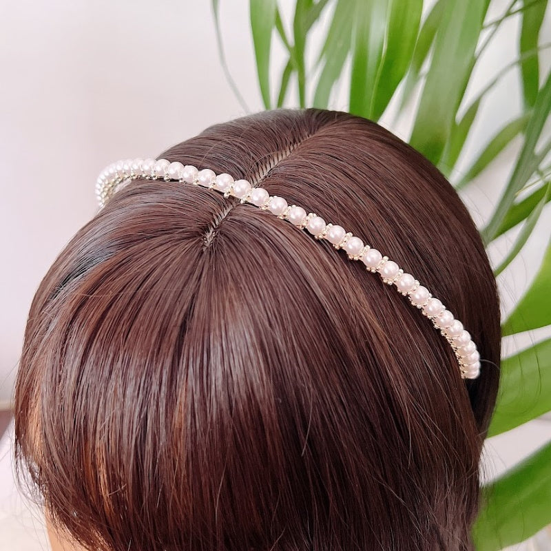 Pearl Gold Hairband - CHOMEL