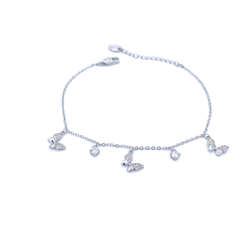 Butterfly Cubic Zirconia Bracelet