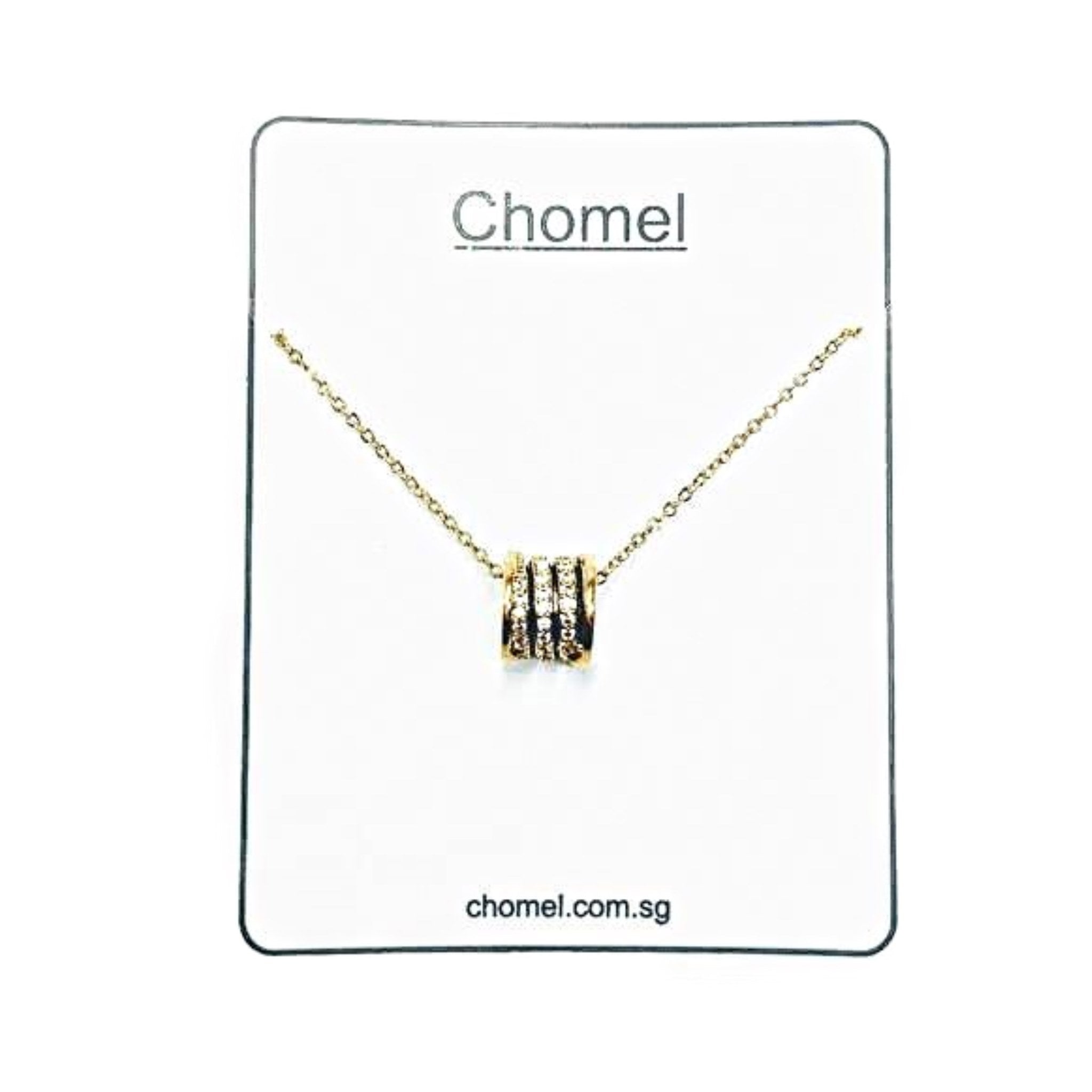 Tunnel Cubic Zirconia Necklace.