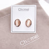 Simulated Moonstone Earrings.