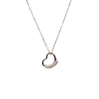 Heart Cubic Zirconia Necklace.