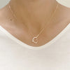 Heart Cubic Zirconia Necklace.