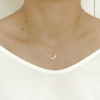 Heart Cubic Zirconia Necklace.