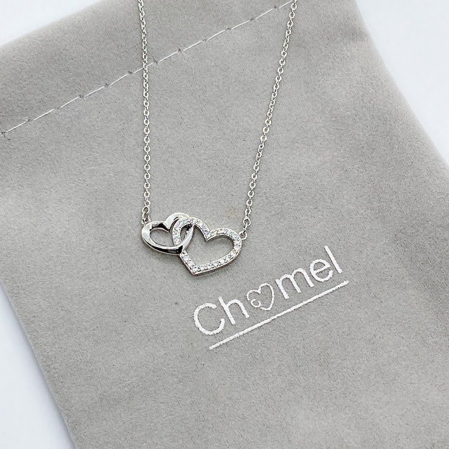 Heart Cubic Zirconia Necklace.