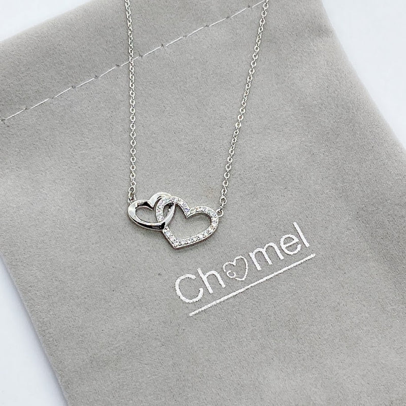 Heart Cubic Zirconia Necklace.