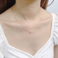Heart Cubic Zirconia Necklace.
