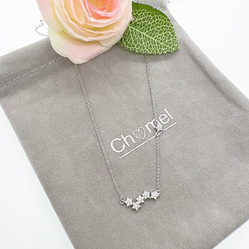 Star Cubic Zirconia Necklace - CHOMEL