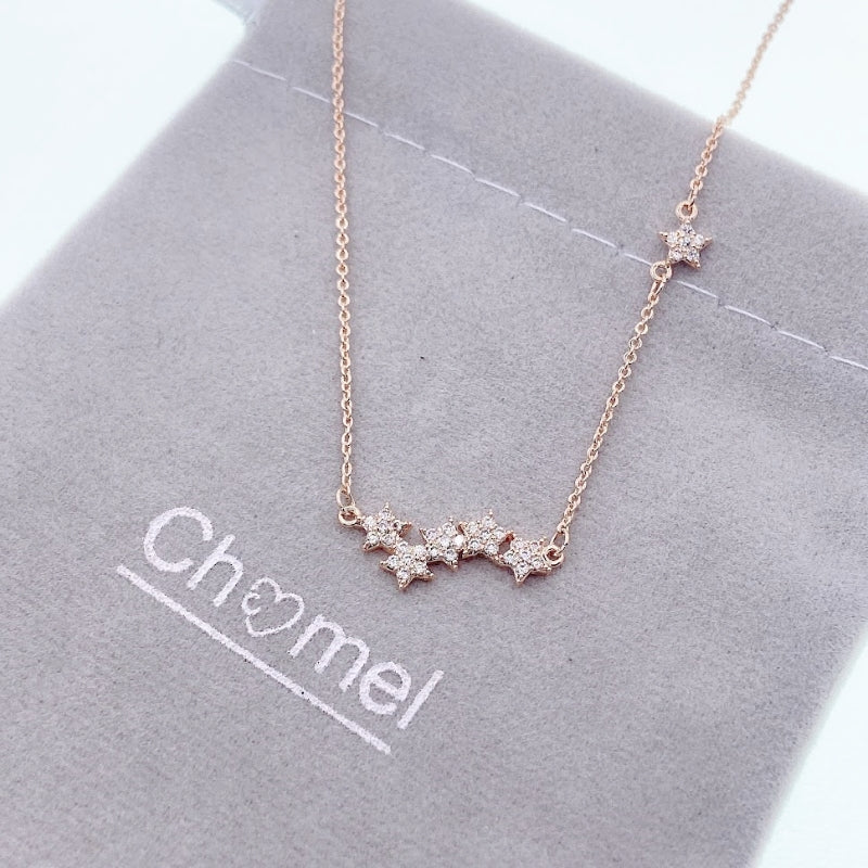 Star Cubic Zirconia Necklace.