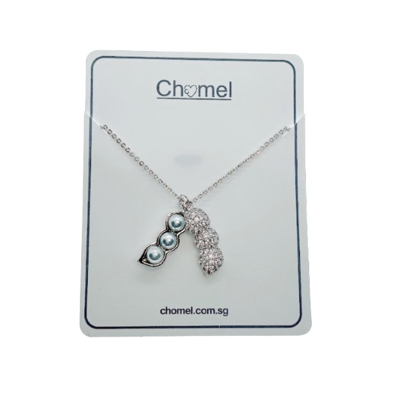 Peanut Cubic Zirconia Necklace.