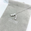 Peanut Cubic Zirconia Necklace.